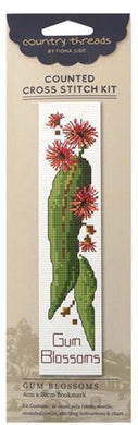 Gum Blossoms Cross Stitch Bookmark Kit Country Threads