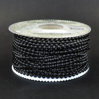 3mm pearl look trim Black Sullivans