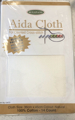 14 count Sullivans Natural Aida Cloth